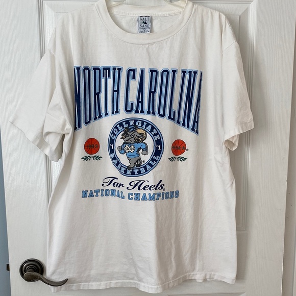 Vintage UNC Tar Heels Graphic T-Shirt 1993 National Champions - Picture 1 of 7
